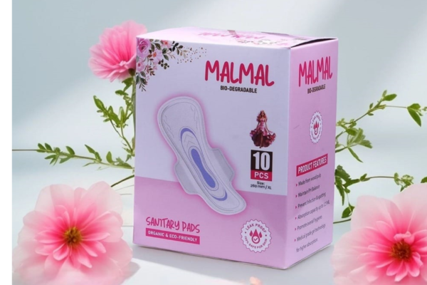 Malmal Ultra-Thin, Soft, Leak-Proof & Rash-Free Sanitary Pads with Wings  | XL (280 mm) | 10 Pcs