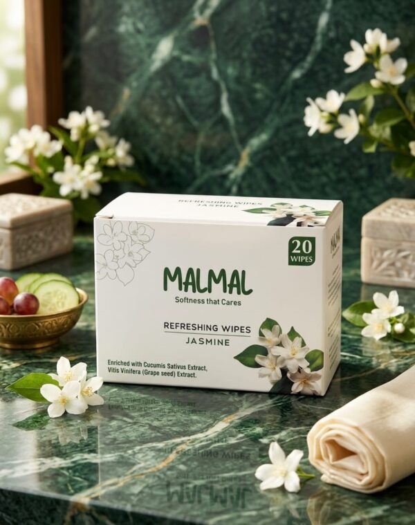 Malmal Refreshing Wipes - Jasmine (Pack of 20)