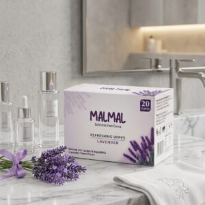 Malmal Refreshing Wipes - Lavender (Pack of 20)