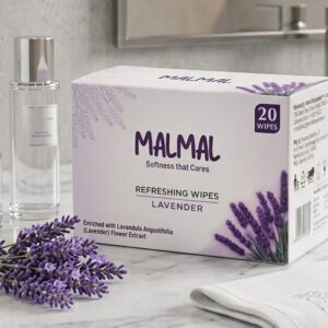 Malmal Refreshing Wipes - Lavender (Pack of 20)