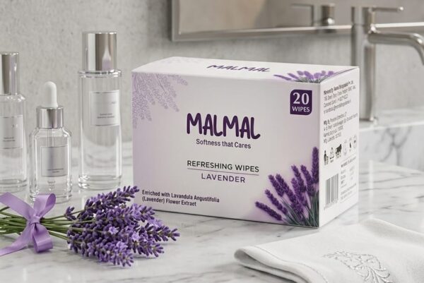 Malmal Refreshing Wipes - Lavender (Pack of 20)